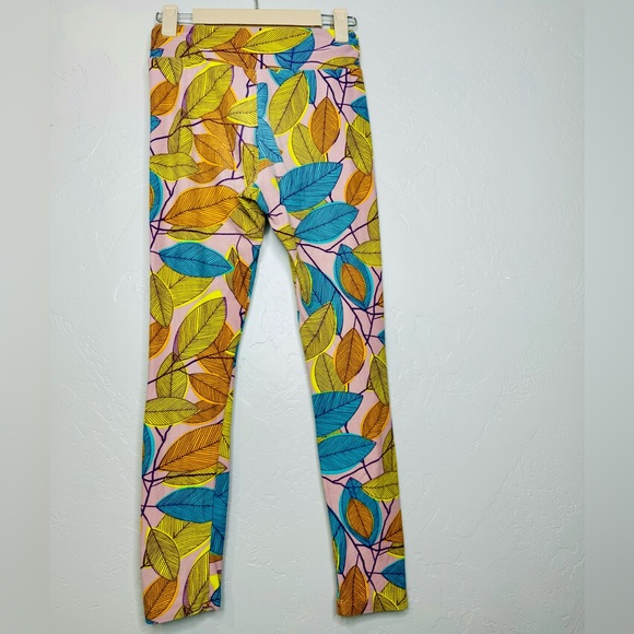 LuLaRoe Leggings Fall Foliage Print Multi Color One Size (2-10) NEW! - Picture 3 of 11